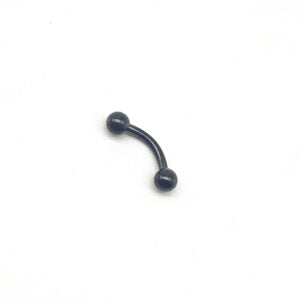 1.2 X 6 X 3 CURVED BAR – BLACK