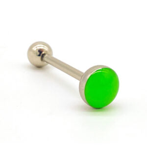 NEON GREEN TONGUE BAR 1.6 X 16 X 5