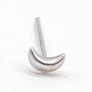 PLAIN MOON NOSE PIN