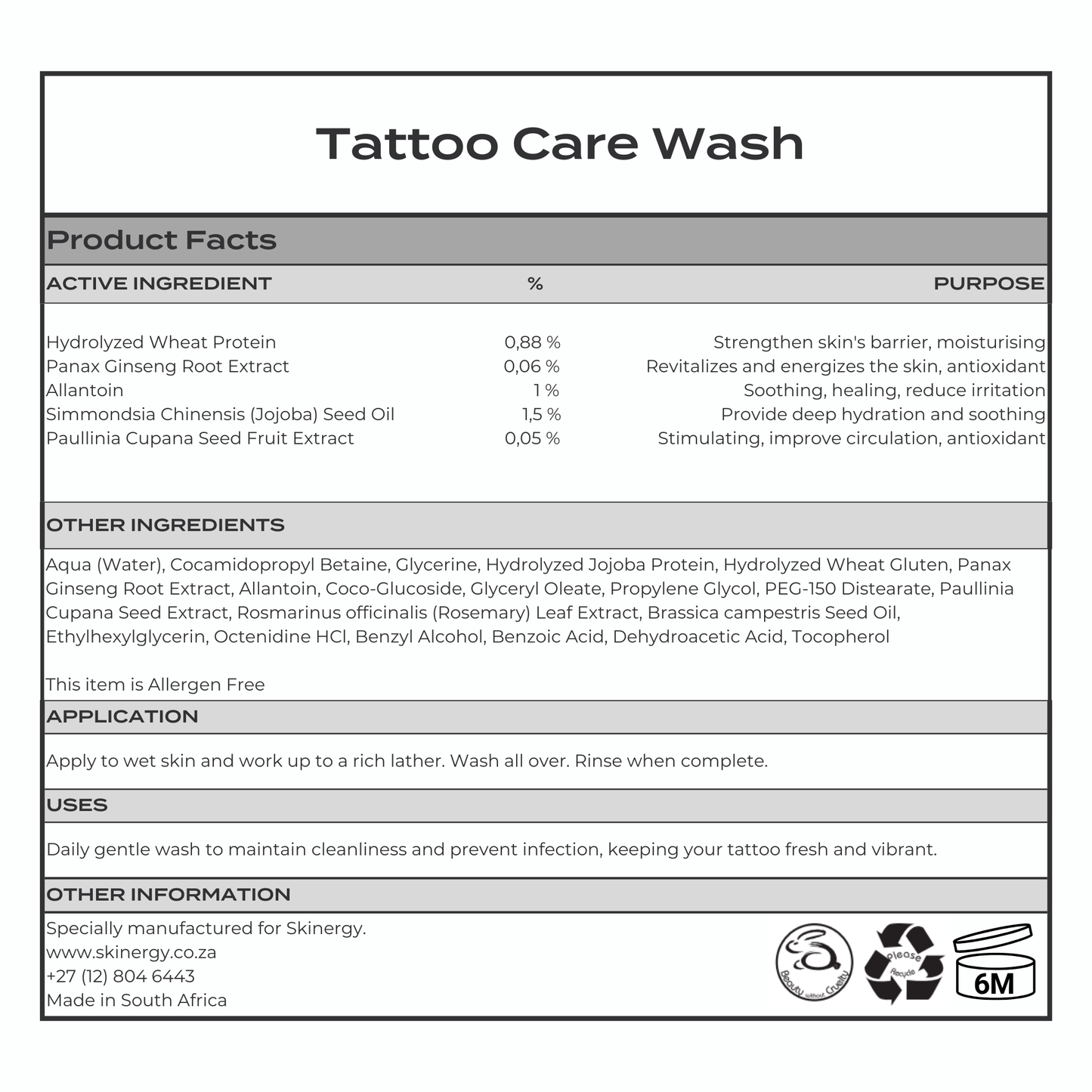 Tattoo Aftercare Starter Kit - Skinergy
