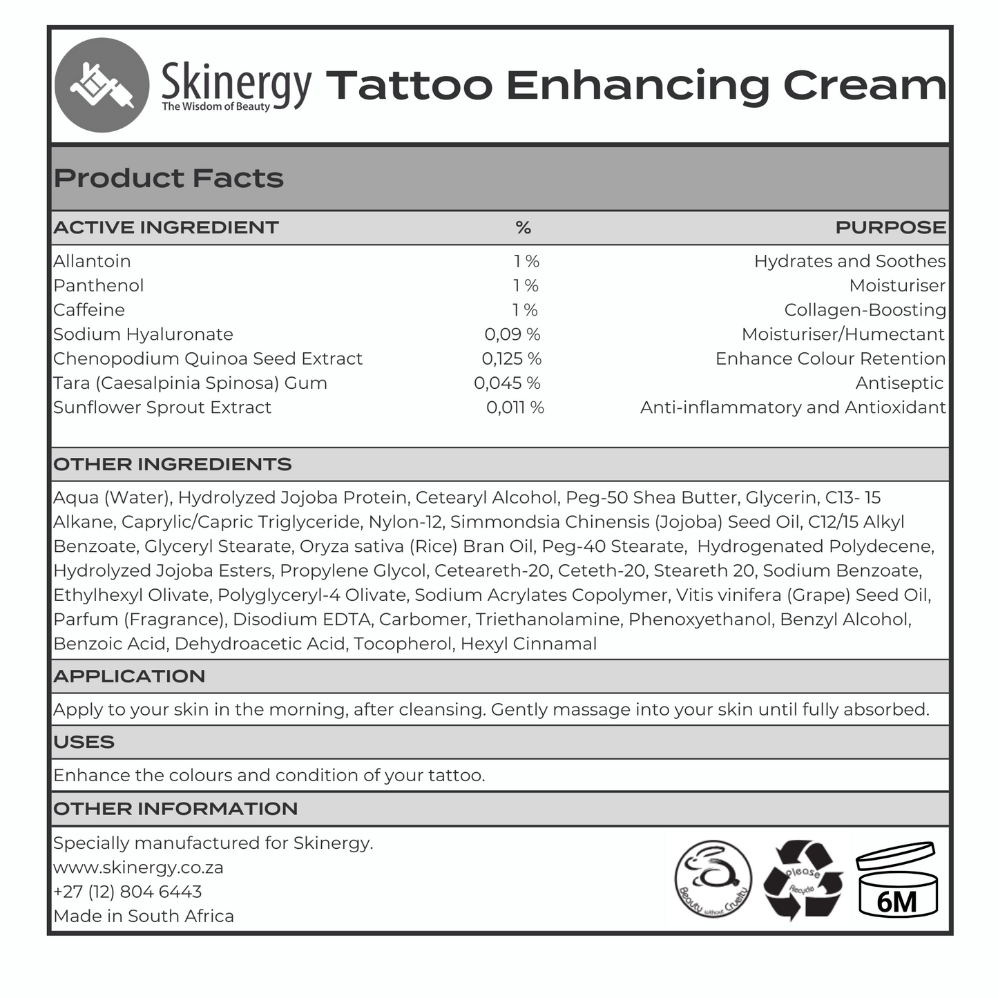 Tattoo Aftercare Starter Kit - Skinergy