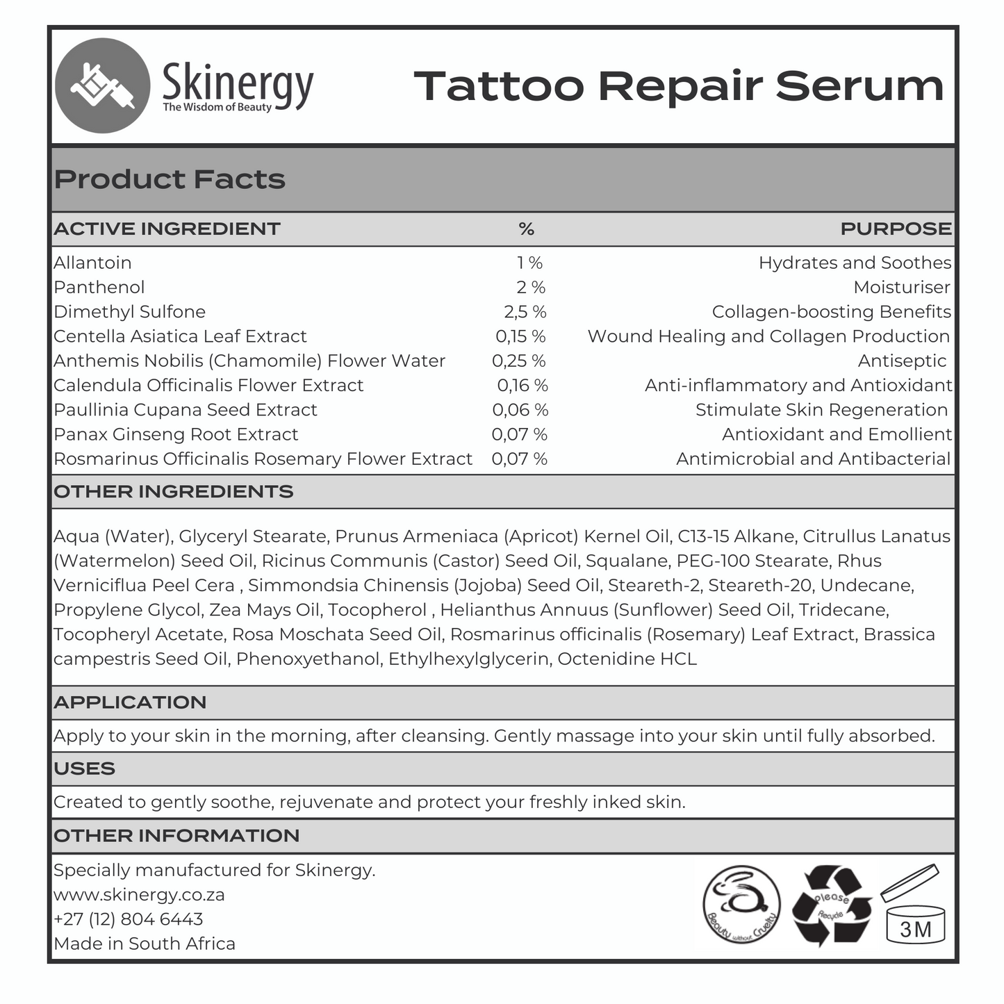 Tattoo Aftercare Starter Kit - Skinergy