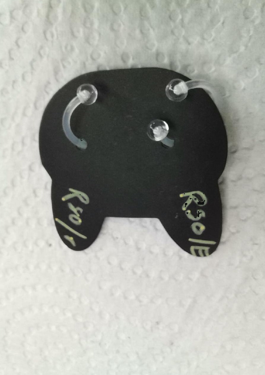 Clear curved piercing jewellery