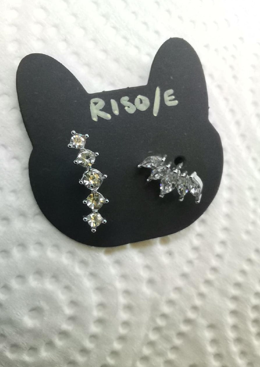 Crystal cascade piercing jewellery