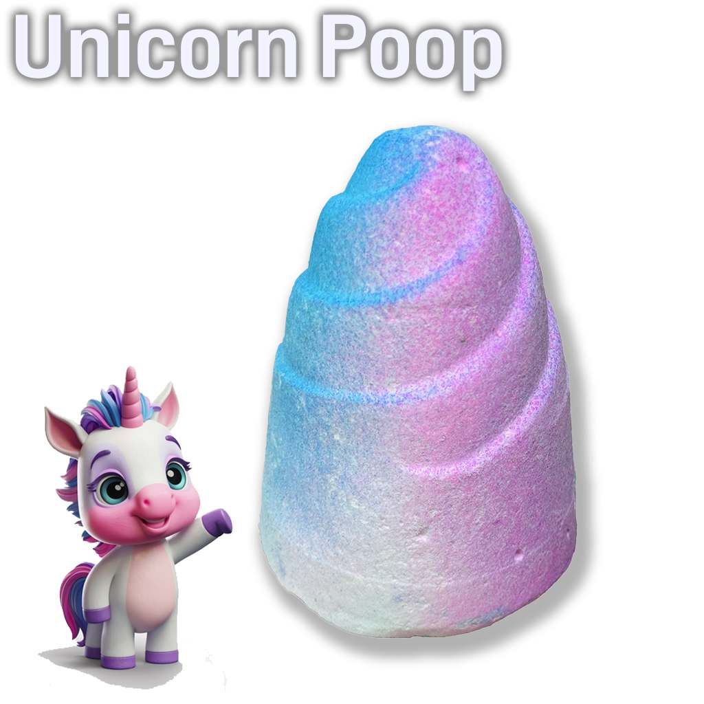 Unicorn Poop Bath Bomb