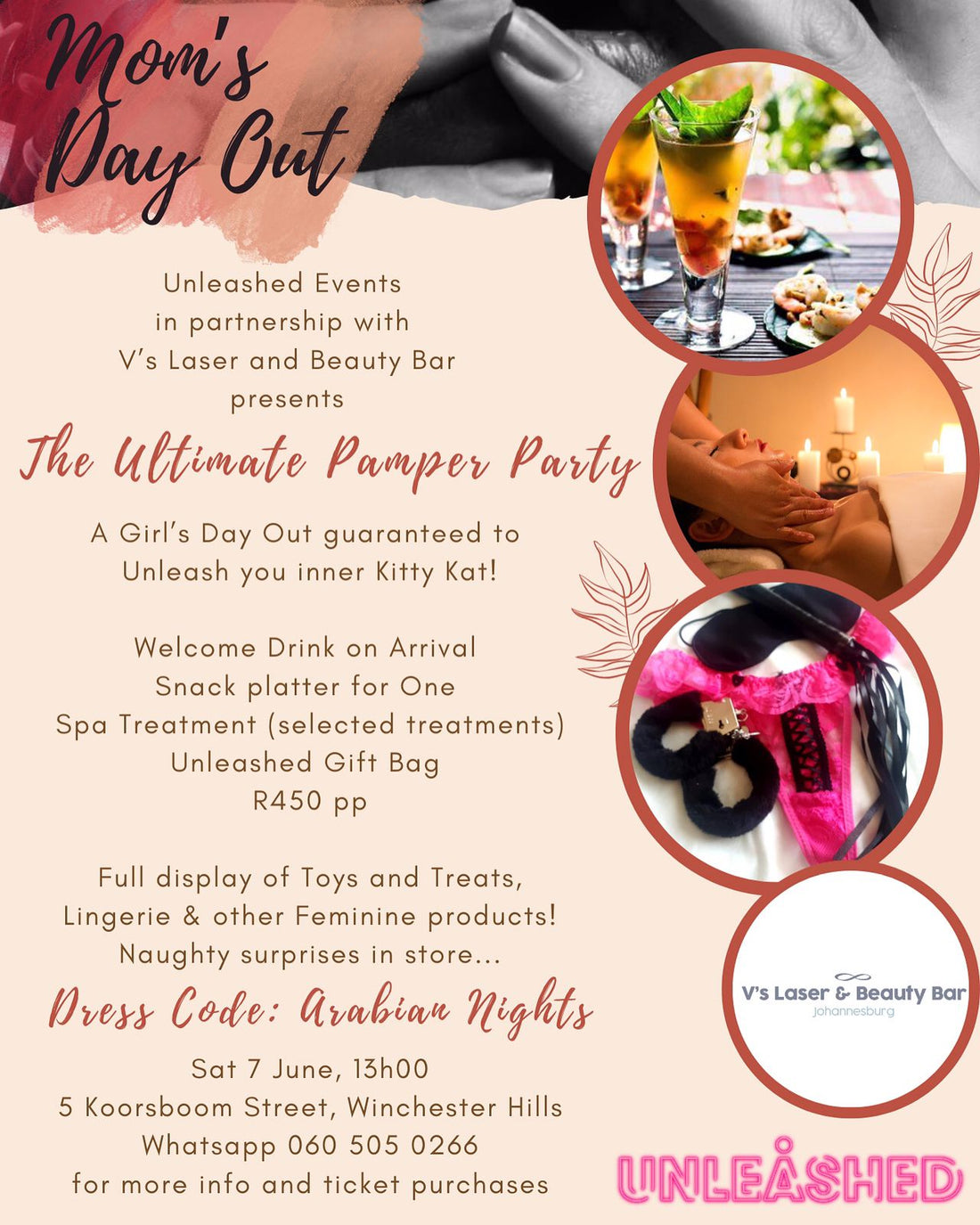 Unleashed Events and V’s Laser and Beauty Bar - Arabian Nights - 7 June 2025