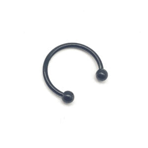 1.2 X 12 X 3 CIRCULAR BARBELL – BLACK