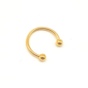 1.2 X 12 X 3 CIRCULAR BARBELL – GOLD