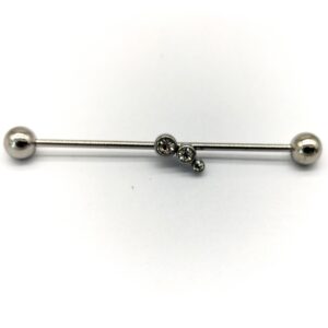 1.2 X 38 X 5 INDUSTRIAL BAR – STEEL – 3 STONE CURVED