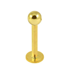 1.2 X 6 X 3 LABRET – GOLD (PVD)