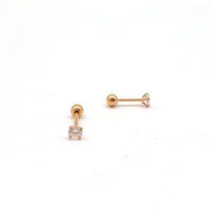 1.2 X 8 X 3 ROSE GOLD JEWELLED BAR