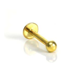 1.6 X 8 X 3 LABRET – GOLD