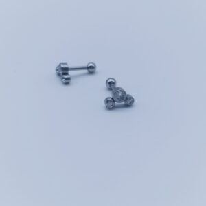 1.2 X 6 X 8 STRAIGHT BAR – 3 JEWEL CURVED