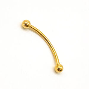 1.2 X 16 X 3 CURVED BAR – GOLD