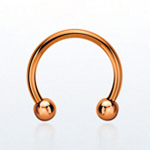1.2 X 10 X 3 CIRCULAR BARBELL – ROSE GOLD