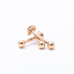 1.2 X 10 PVD GOLD COATED STEEL LABRET