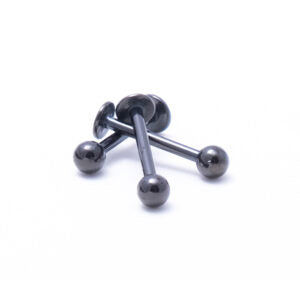 1.6 X 8 X 4 LABRET – BLACK