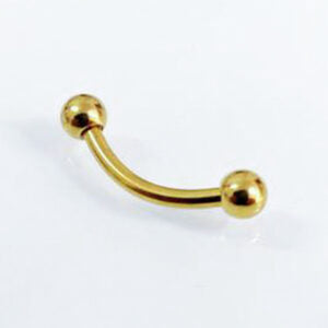 1.2 X 10 X 3 CURVED BAR – GOLD