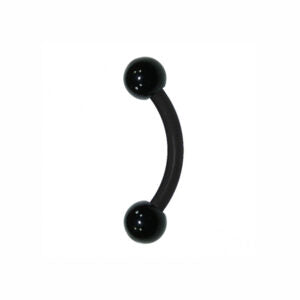 1.2 X 8 X 3 CURVED BAR – BLACK