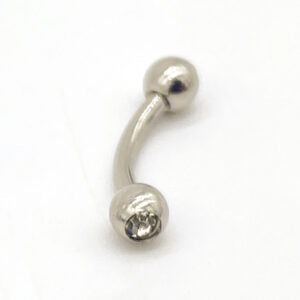 1.2 X 6 X 3 CURVED BAR – STEEL – SINGLE JEWELLED