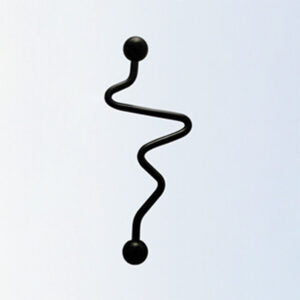 1.6 X 35 X 5 INDUSTRIAL BAR – BLACK – ZIG ZAG