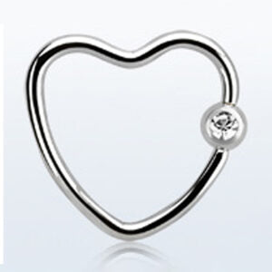 STEEL JEWELLED HEART