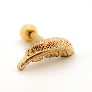 1.2 X 6 GOLD FEATHER BAR