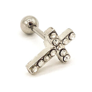 JEWELLED CROSS BAR 1.2 X 6