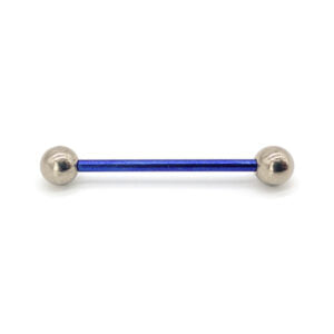 1.6 X 22 X 5 TITANIUM BLUE STRAIGHT BAR