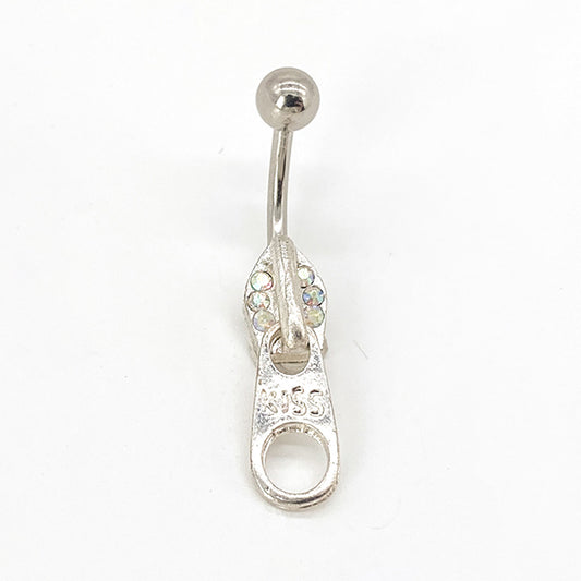 ZIP BELLY RING