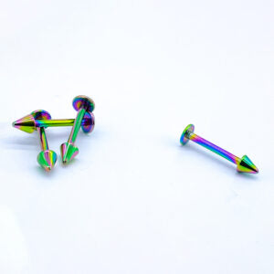 ANODISED CONE LABRET 1.2 X 10