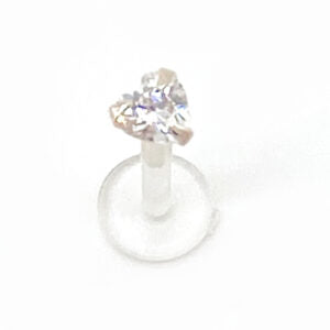 1.2 X 6 X 5 LABRET – BIOFLEX – CRYSTAL HEART