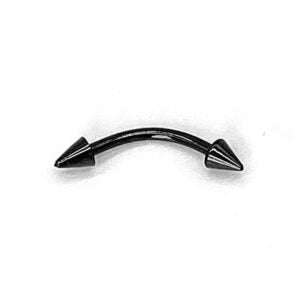 1.2 X 10 X 4 CURVED BAR – BLACK – CONE