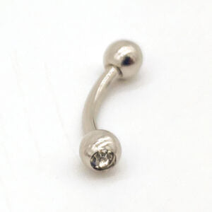 1.2 X 10 X 3 CURVED BAR – STEEL – SINGLE JEWELLED