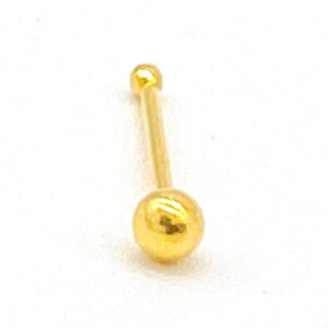 PLAIN GOLD NOSE PIN