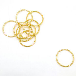 1 X 8 NOSE HOOP – GOLD (PVD)
