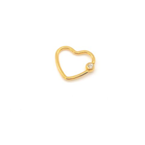 GOLD JEWELLED HEART