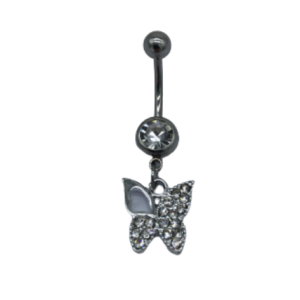 DANGLE BUTTERFLY BELLY RING
