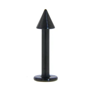1.2 X 10 X 4 LABRET – BLACK – CONE