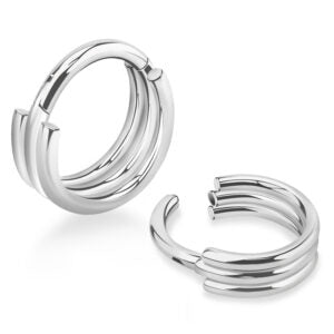 1.2 X 10 HINGED SEGMENT W/TRIPLE STACKED RING – STEEL