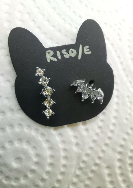 Crystal cascade piercing jewellery
