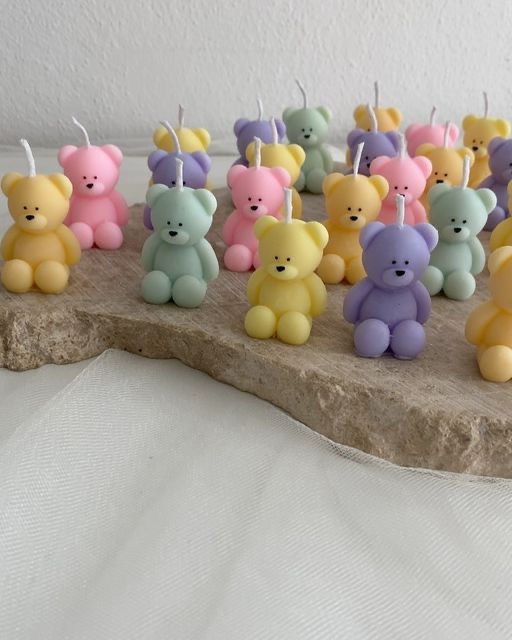 Teddy Candle