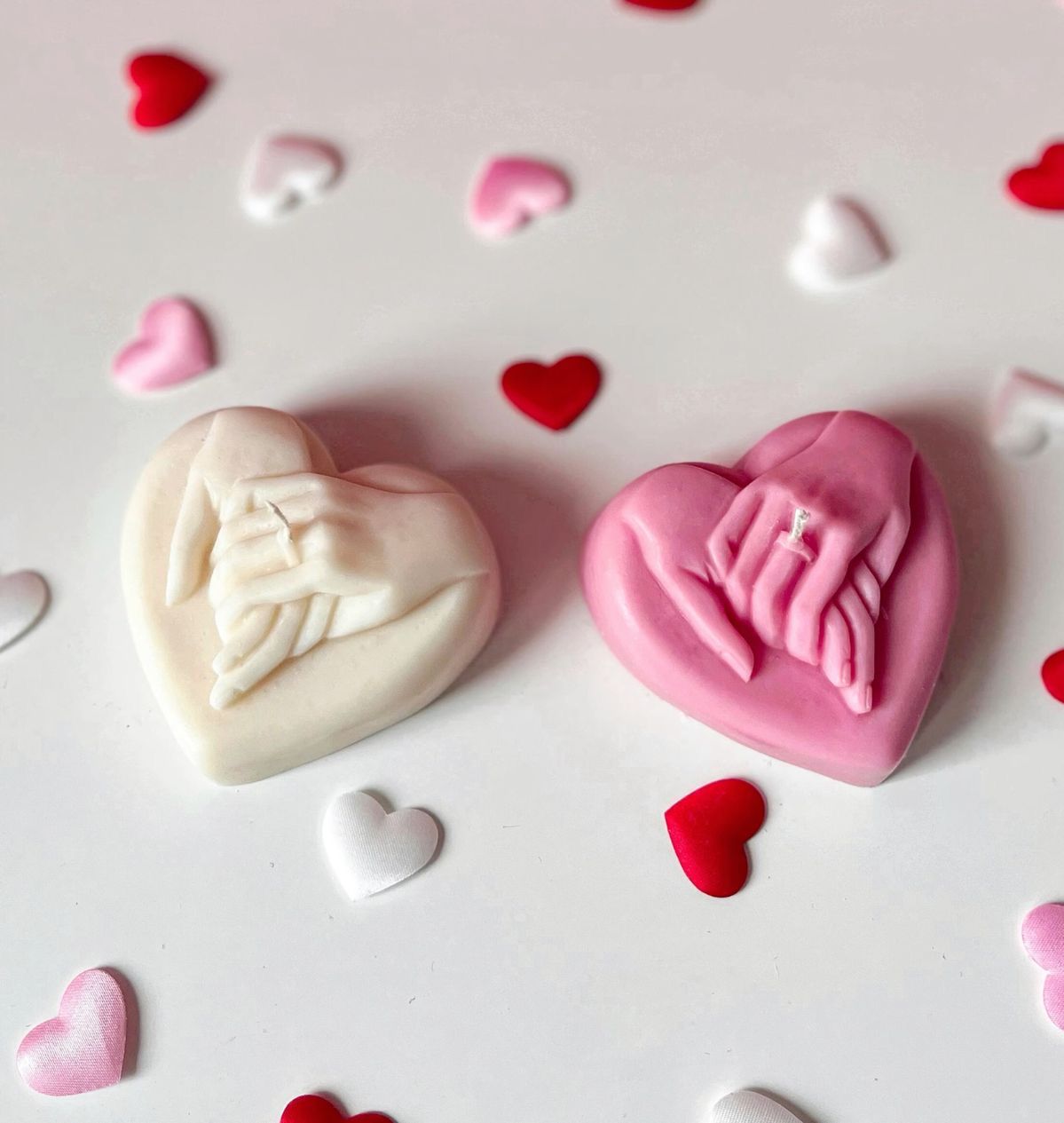 Lovers’ Hands Candle