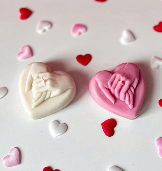 Lovers’ Hands Candle
