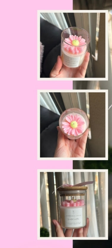 Daisy Jar Candle